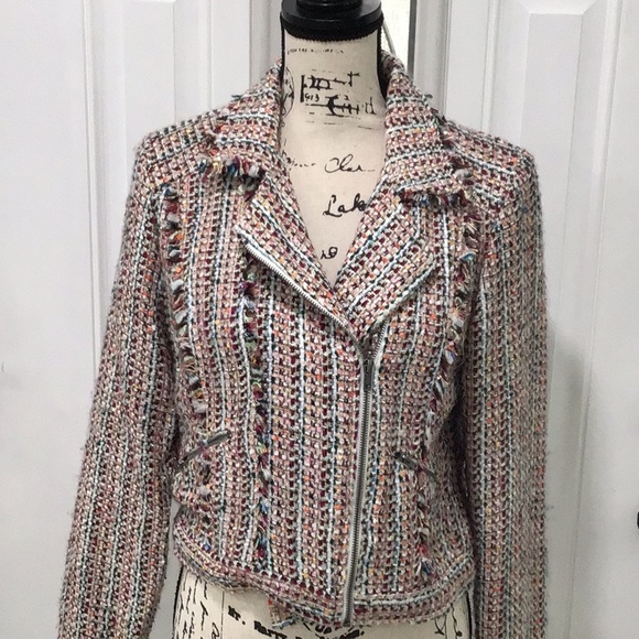 🆕AMERICAN RAG Tweed  Multi Colored Blazer - Picture 2 of 15